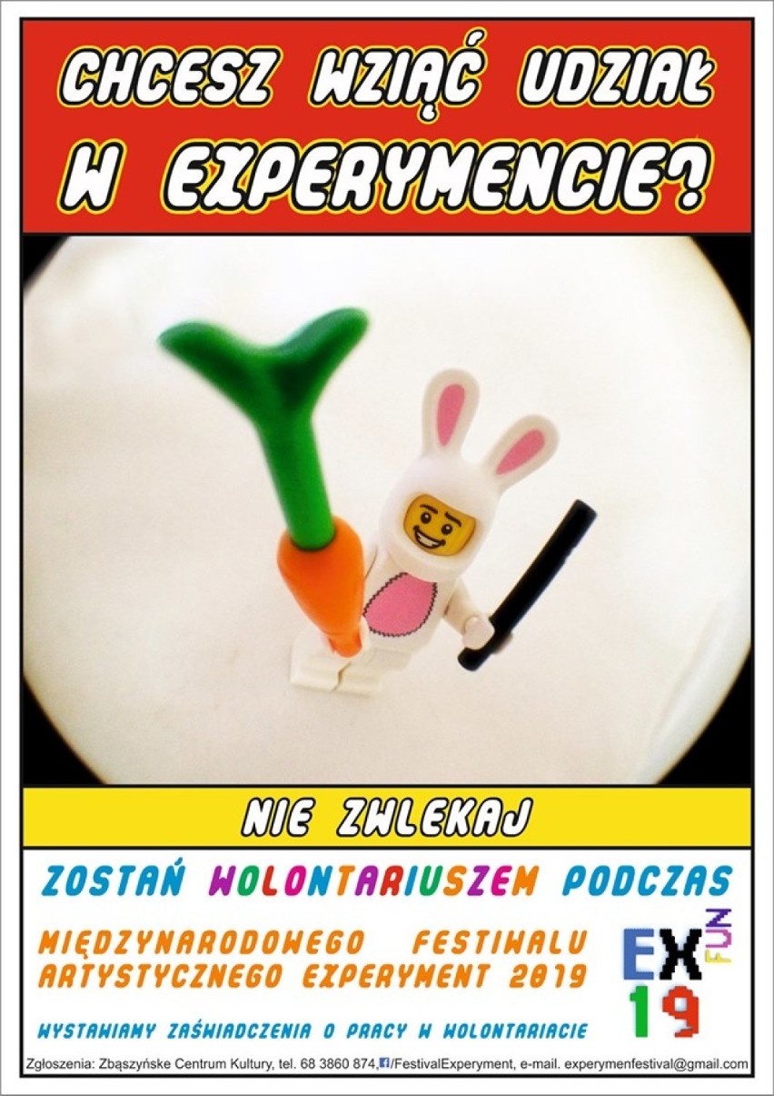 "Experyment Festival 2019 FUN" - Międzynarodowe Spotkania Atystyczne Experyment Festival - Plan wydarzeń
