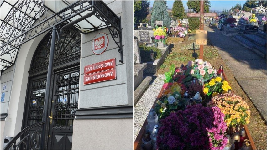 Ciało 80-latki spoczywa na cmentarzu parafialnym w Bruśniku....