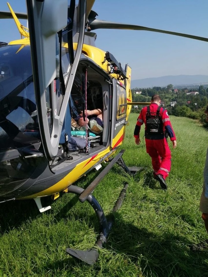 Paralotniarz spadł z wysokości na Matysce. Do szpitala...