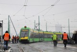 Rondo Kaponiera w Poznaniu - Tramwaje jeżdżą na próbę [ZDJĘCIA]