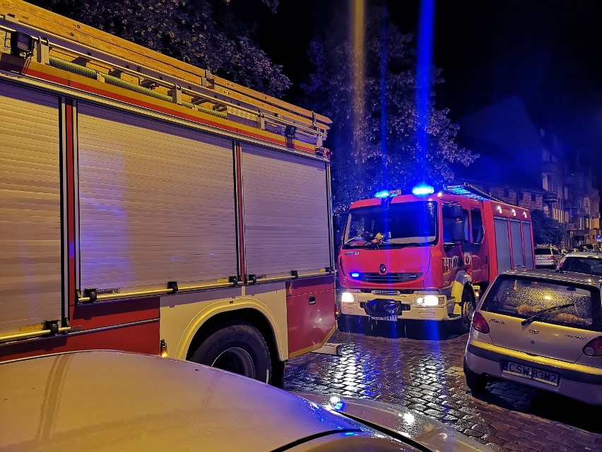 Pożar w kamienicy przy ul. Kościuszki. Nie żyje jedna osoba
