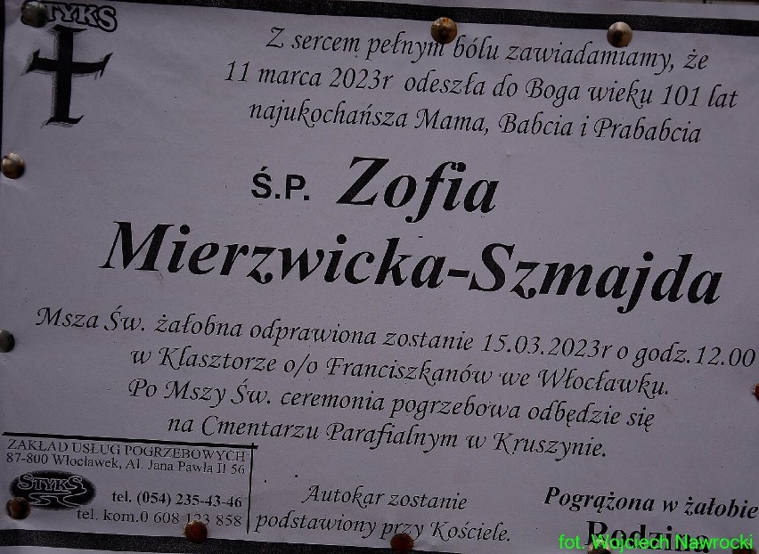 Pogrzeb twórczyni ludowej Zofii Szmajdy-Mierzwickiej [zdjęcia]