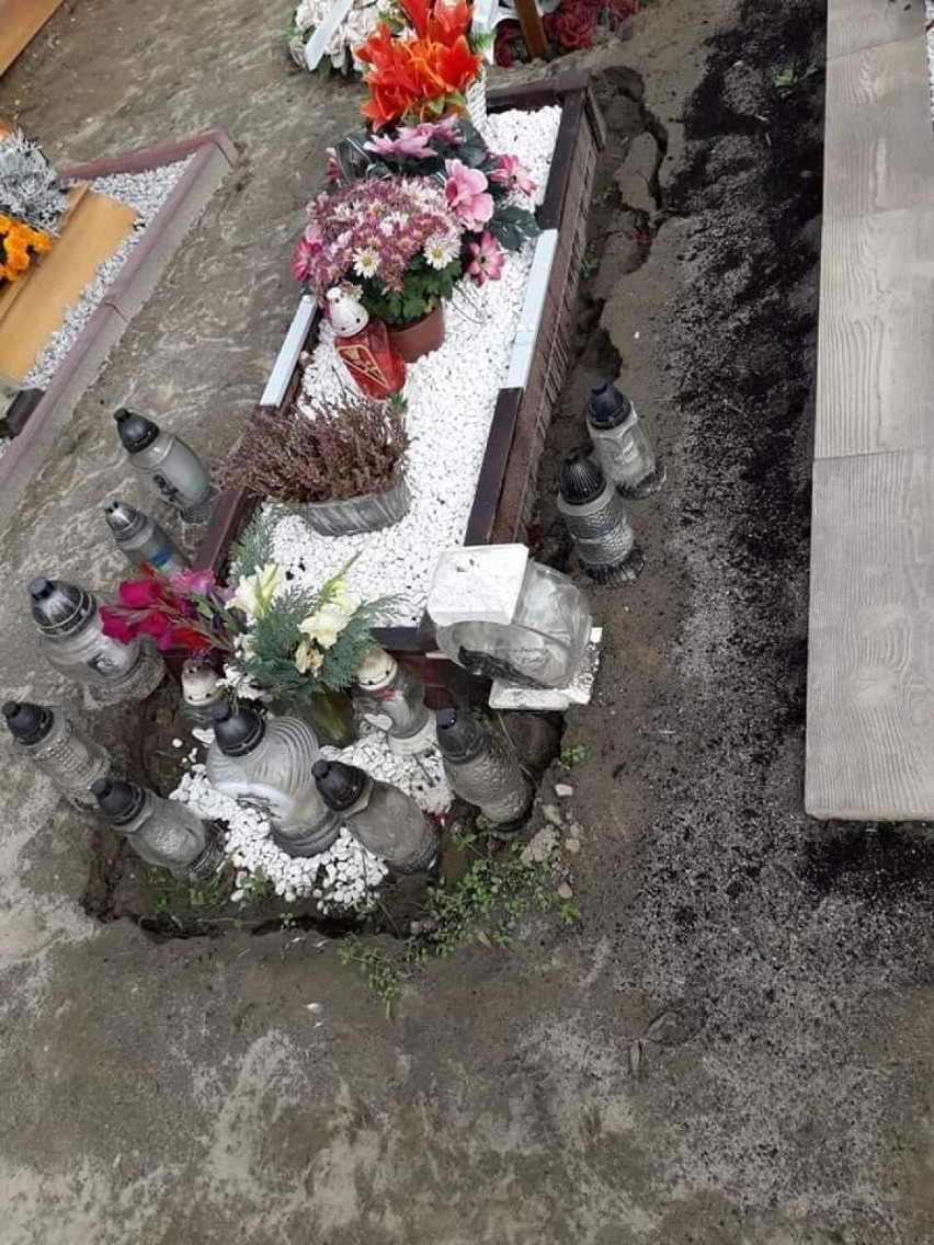 Na cmentarzu w Pruszczu Gdańskim zapadają się groby? Sprawdzamy zgłoszenie czytelnika