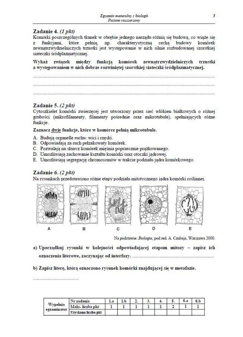 Matura 2014 Biologia - ODPOWIEDZI I ARKUSZE - poziom...