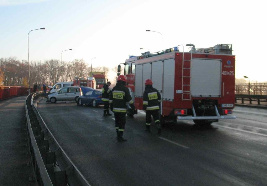 Wypadek z udziałem czterech aut w Malborku