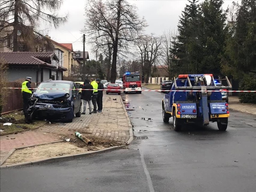  Groźny wypadek na skrzyżowaniu w Częstochowie. Dwie osoby ranne ZDJĘCIA