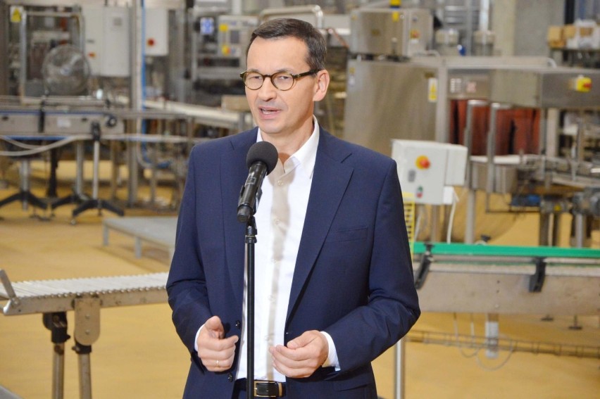 Premier Mateusz Morawiecki odwiedził ZPOW Agros Nova w Łowiczu [ZDJĘCIA]