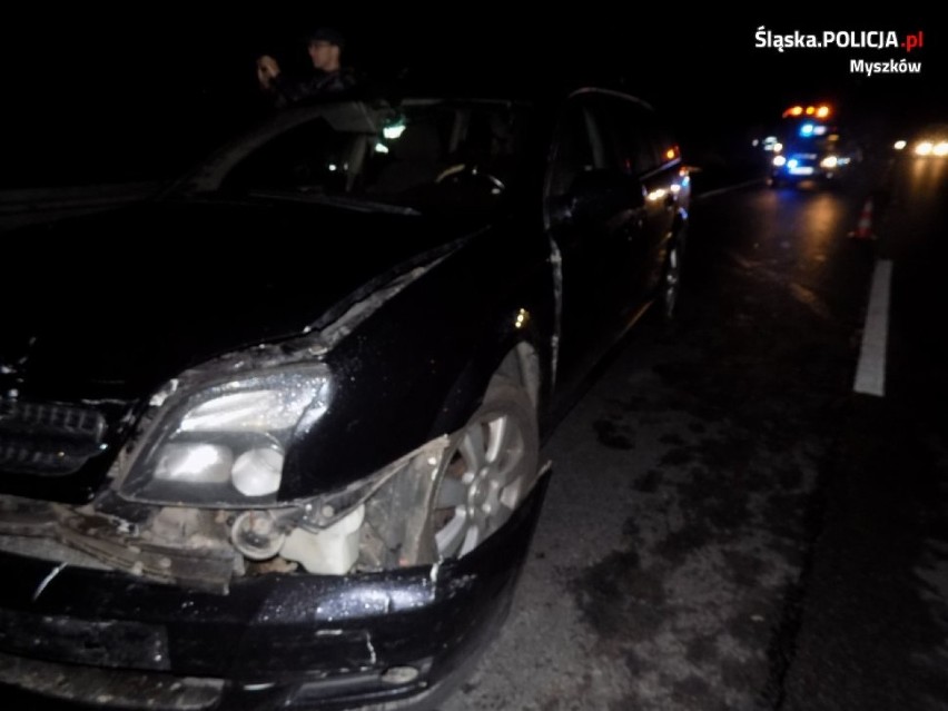 Wypadek na DK 1 w Markowicach. Jedna osoba została ranna