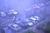 Lubin: Pożar samochodu na ul. Fredry