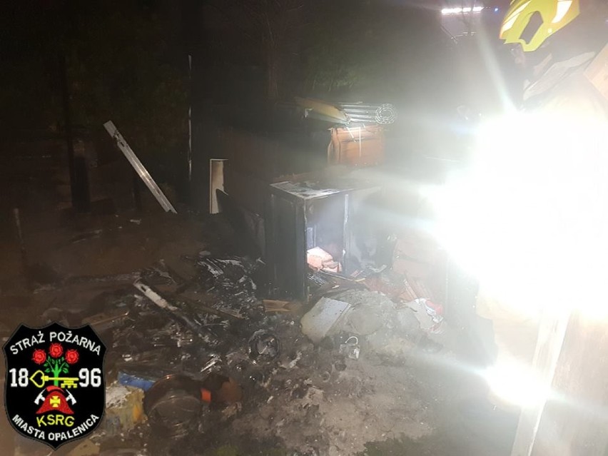 Zauważono ogień na terenie posesji w Opalenicy