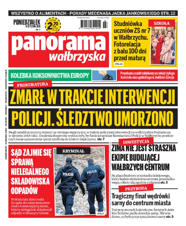 Panorama Wałbrzyska wydanie z 14 stycznia 2019 r.