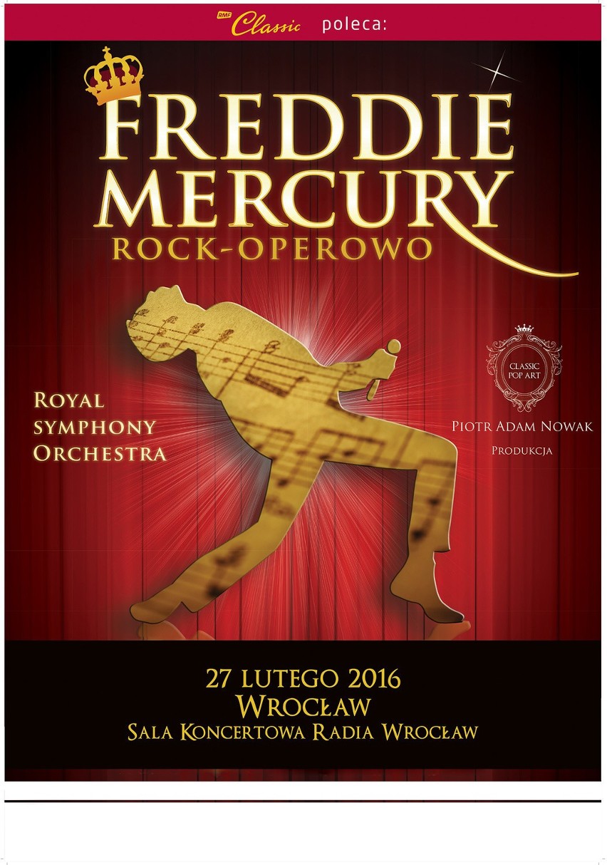 Freddie Mercury Rock – Operowo
27. 02. 206 r. (sobota),...