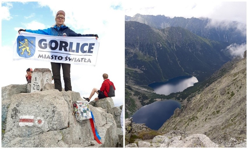 Gorliczanka Wiesława Brudniak zdobywa trzecią odznakę Korony Gór Polski. Weszła już na 21 z 28 najwyższych szczytów