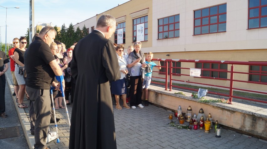 Śmierć w Jastrzębiu: msza na miejscu tragedii
