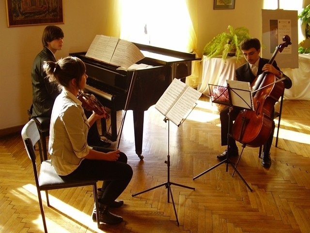 Uczniowie z Zespołu Państwowych Szkół Muzycznych w Przemyślu