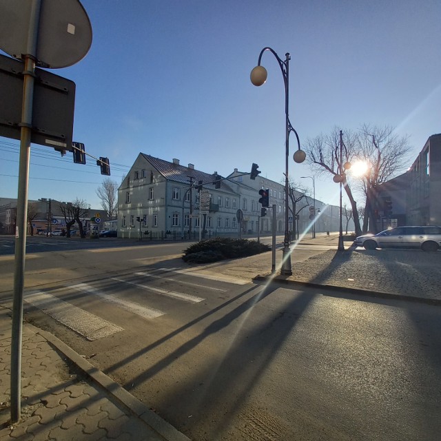 Słoneczny poranek w Zduńśkiej Woli