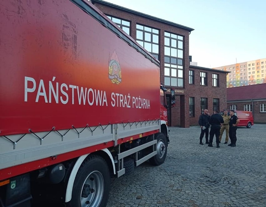 Odprawę rozpoczął Dolnośląski Komendant Wojewódzki PSP...