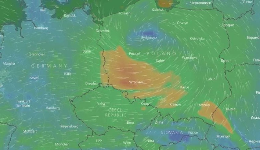 Orkan Friederike może pustoszyć Dolny Śląsk. Uważajcie na...