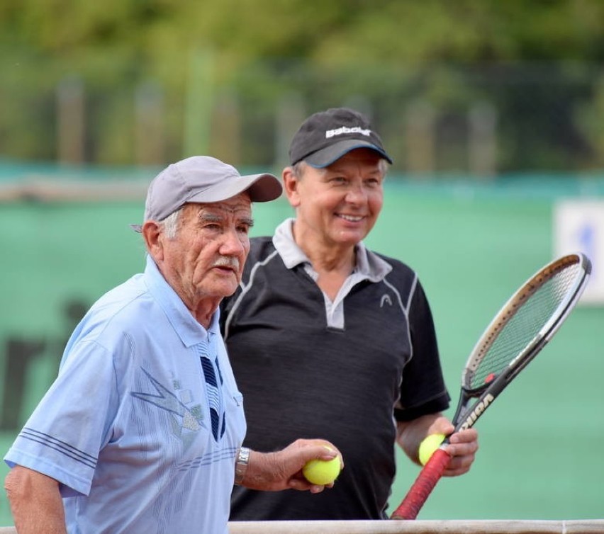 Zenon Laskowik i Władysław Pasewicz  znowu razem na korcie.