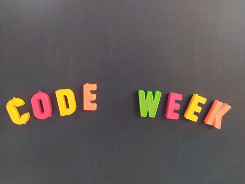 Code Week 2019 – Europejski Tydzień Kodowania, w Przedszkolu nr 1 „Tęczowa lokomotywa” w Wolsztynie