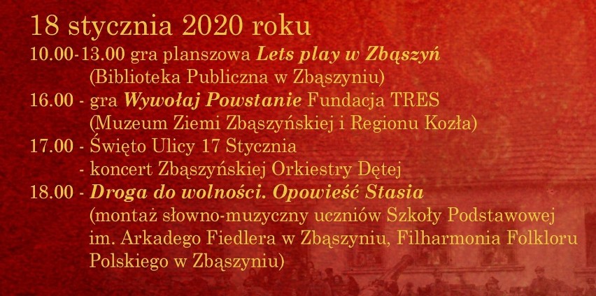 100. rocznica Powrotu Zbąszynia do granic Państwa Polskiego. PROGRAM uroczystości