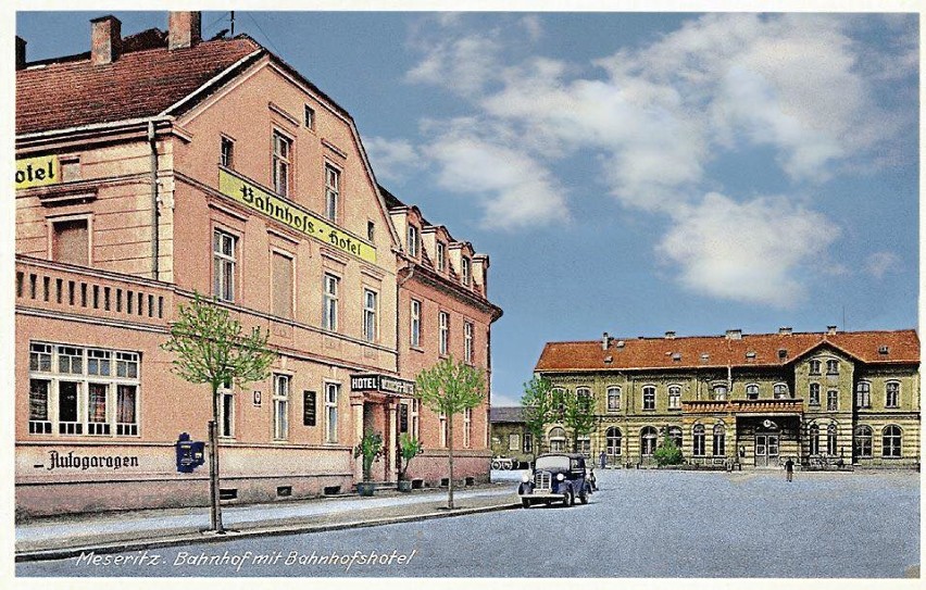 Międzyrzecki dworzec i okolice kiedyś i dziś