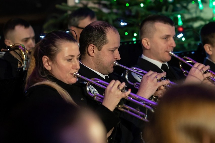 Koncert kolęd w klasztorze ojców Franciszkanów w Pińczowie.