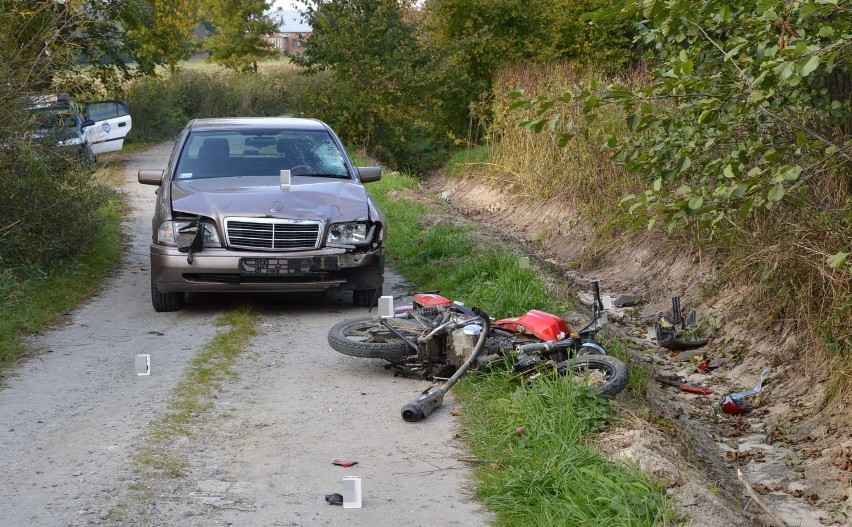 Motocykliści połamali nogi w powiecie biłgorajskim
