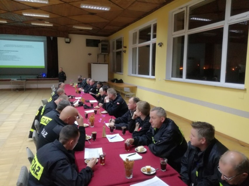 Narada operacyjno-szkoleniowa jednostek Ochotniczych Straży Pożarnych z terenu powiatu złotowskiego