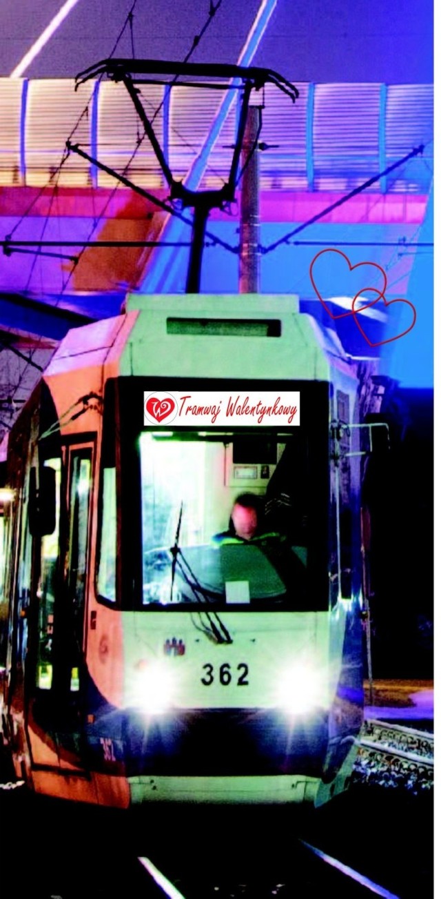 Walentynkowy tramwaj wyjedzie na ulice Bydgoszczy w najbliższą niedzielę.