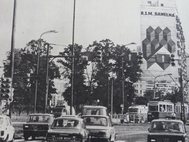 Łódź w latach 80 w czasie  karnawału Solidarności i stanu wojennego.