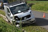 Samochód na autostradzie A4 pod Przylesiem Dolnym wypadł poza trasę [ZDJĘCIA] 