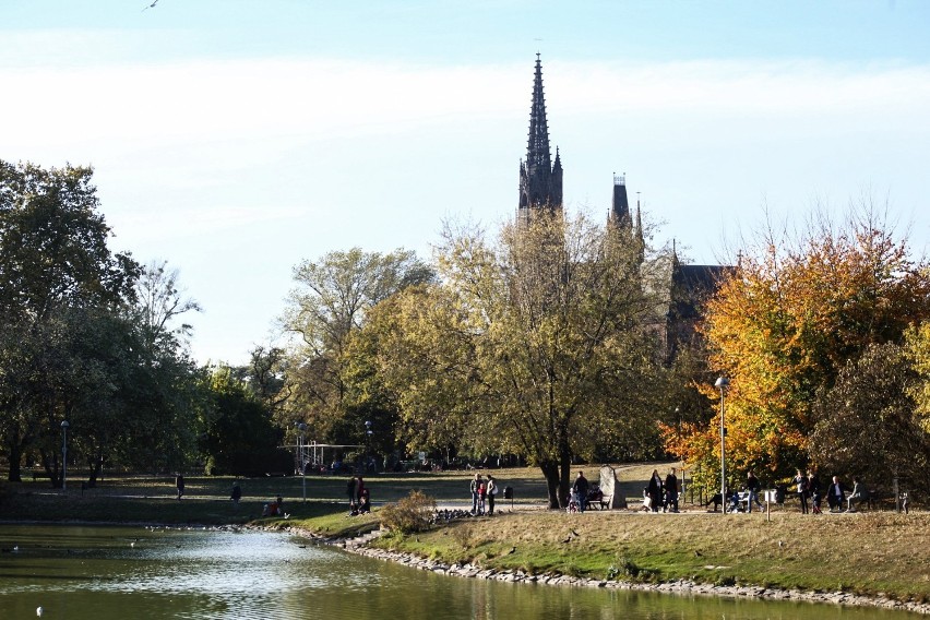 Złota jesień we Wrocławiu. Korzystajcie z ostatnich ciepłych i słonecznych dni, bo jest przepięknie! [ZOBACZCIE ZDJĘCIA]