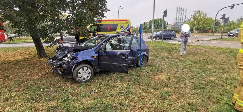 Do wypadku na rondzie Skrzetuskim doszło, gdy ruch sterowany...