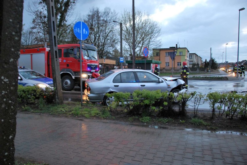 Wypadek na ul. Czarnkowskiej w Obornikach