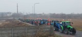 Protest rolników w Brześciu Kujawskim. Jadą do Włocławka. Utrudnienia na drogach w powiecie włocławskim. Zdjęcia