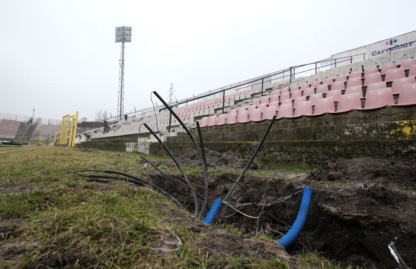 Stadion Widzewa przed rozbiórką