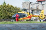Jastarnia: strażacy zabezpieczali miejsce lądowania śmigłowca LPR. Dlaczego go wezwano? | ZDJĘCIA, NADMORSKA KRONIKA POLICYJNA