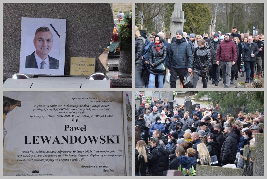 Pogrzeb Pawła Lewandowskiego na cmentarzu komunalnym we...