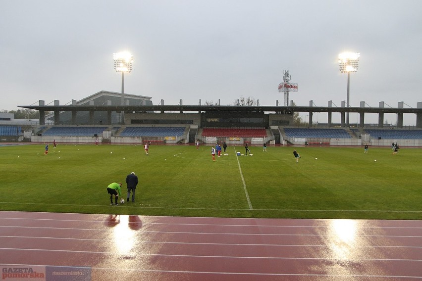 Mecz na stadionie OSiR we Włocławku - Włocłavia Włocławek -...