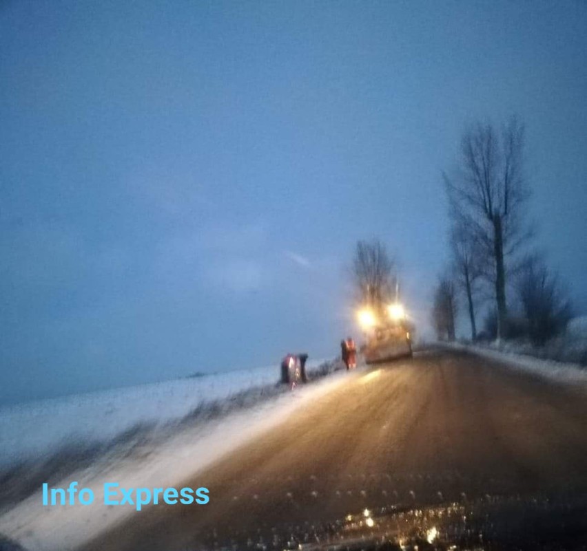 Trudne warunki na drogach powiatu lublinieckiego