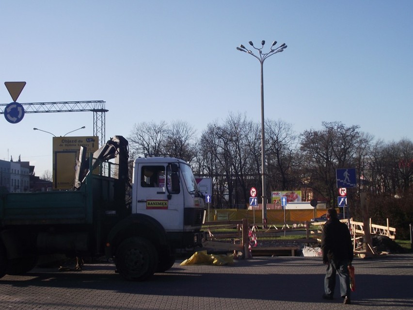 Trwają prace przy przejściu podziemnym w Centrum