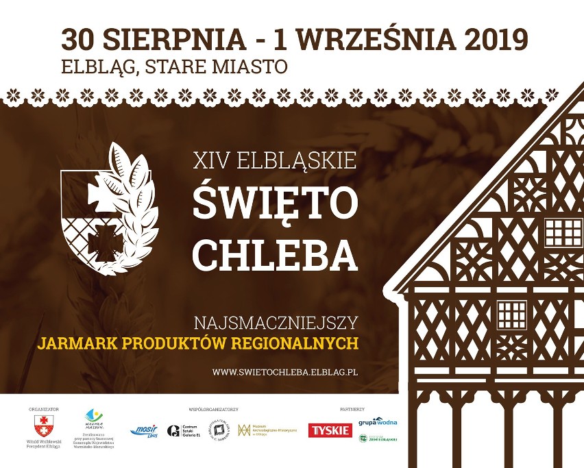 Starówka pełna zapachu chleba. 14. Elbląskie Święto Chleba już w ten weekend. Sprawdź program