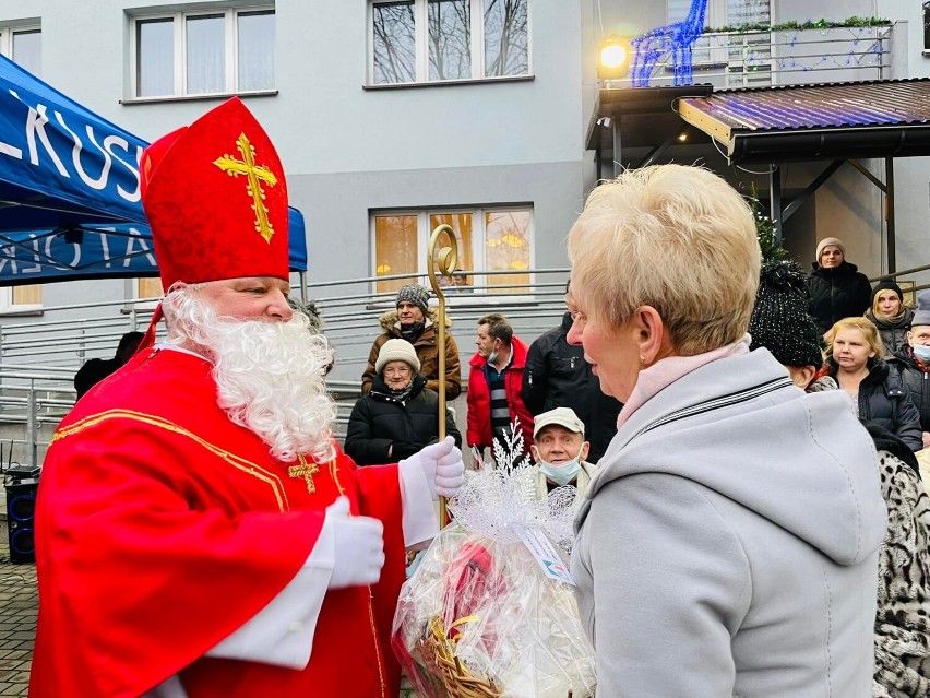 Święty Mikołaj w Domu Pomocy Społecznej w Olkuszu