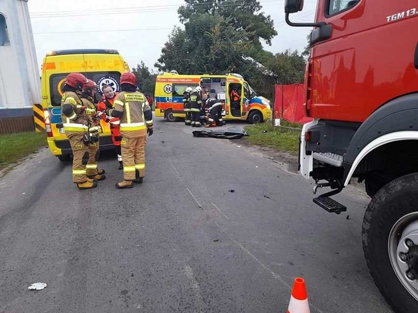 Śmiertelne potrącenie pieszego w Polskowoli w pow. janowskim. 52-latek został potrącony przez motocykl