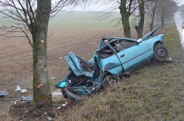 Najpierw na terenie Chełma zderzyły się dwa samochody, przez co trzy osoby trafiły do szpitala, potem w Sielcu toyota uderzyła w drzewo