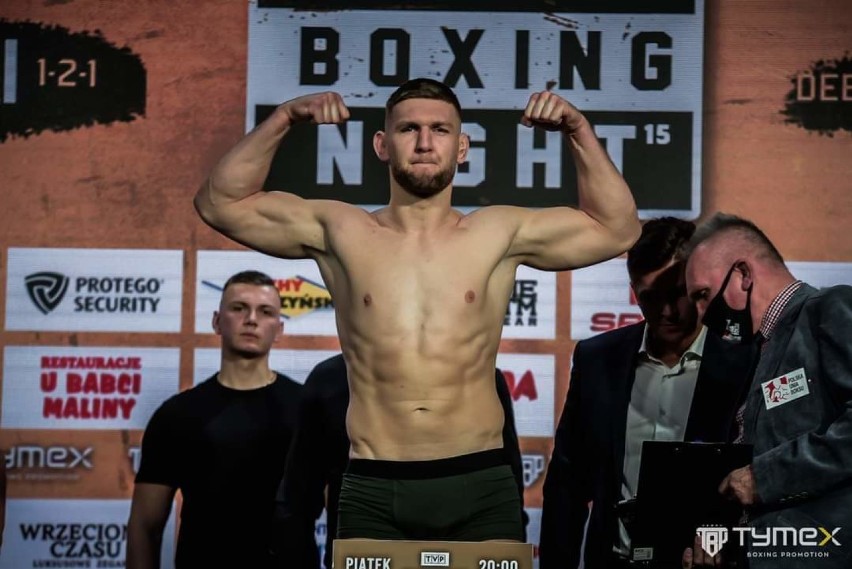 Tomasz Nowicki i Piotr Kuberski na 15. gali Tymex Boxing Night