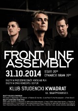 Kraków: Front Line Assembly zagra w Kwadracie