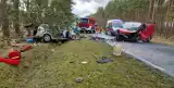 Wypadek na trasie Piła-Skórka. Osobówka zderzyła się z busem