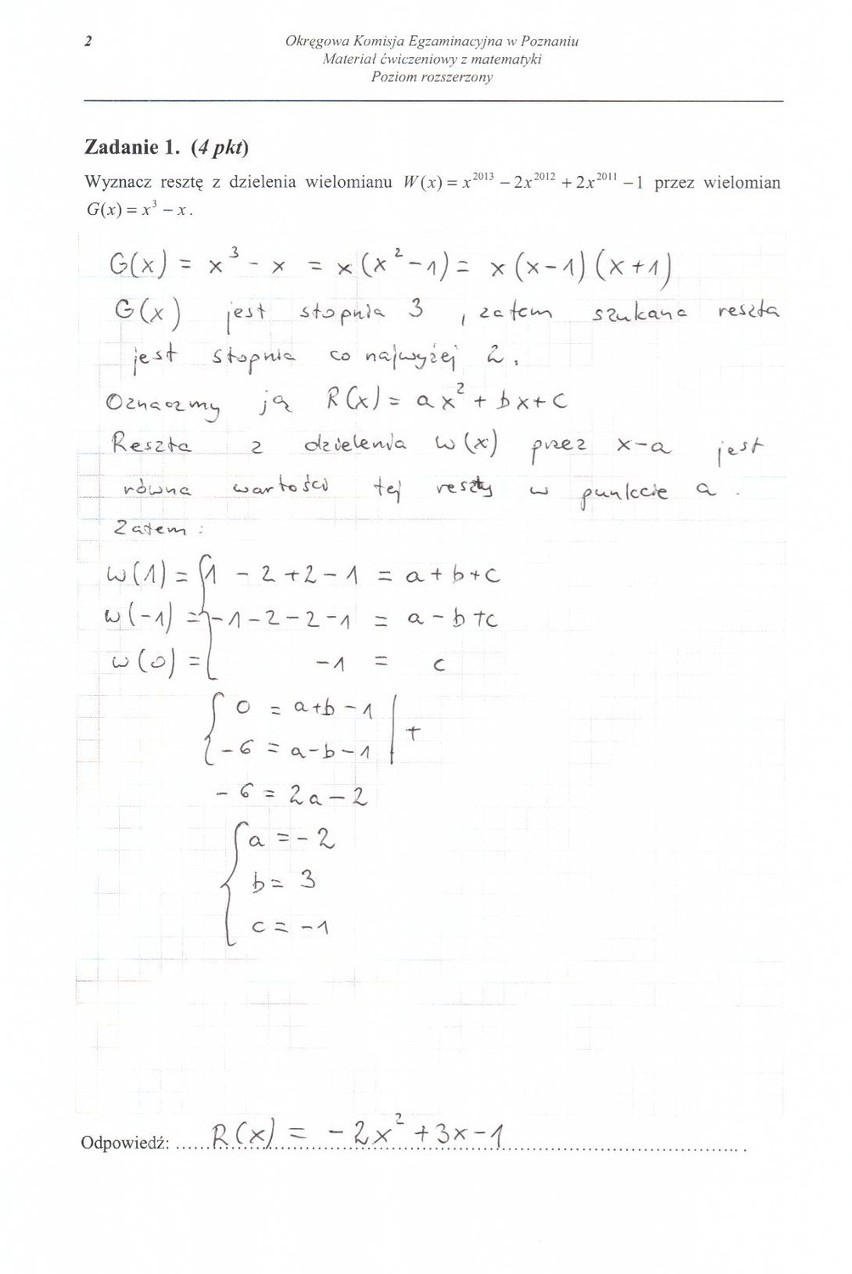 PRÓBNA MATURA 2013: Matematyka - poziom podstawowy i rozszerzony [PYTANIA, ODPOWIEDZI]